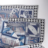 Hermès Carré 90 "Objets de Curiosite" Silk handkerchief in Blue x Gray Secondhand