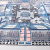 Hermès Carré 90 "Objets de Curiosite" Silk handkerchief in Blue x Gray Secondhand