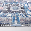 Hermès Carré 90 "Objets de Curiosite" Silk handkerchief in Blue x Gray Secondhand