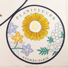 Hermès Carré 90 "PLANIFLEURS" Silk handkerchief in Ecru Secondhand