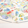 Hermès Carré 90 "PLANIFLEURS" Silk handkerchief in Ecru Secondhand