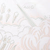 Hermès Carré 90 " PLEASE HOLD THE LINE" Silk handkerchief in White Secondhand