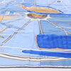 Secondhand Hermès Carré 90 "Projet De Voiture" Silk handkerchief in Blue