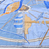 Secondhand Hermès Carré 90 "Projet De Voiture" Silk handkerchief in Blue