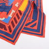Hermès Carré 90 "Puzzle" 100% Silk Scarf in Orange Secondhand
