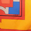 Hermès Carré 90 "Puzzle" 100% Silk Scarf in Orange Secondhand