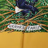 Hermès Carré  90 "SICHUAN " Silk handkerchief in Yellow Secondhand