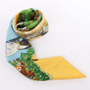 Hermès Carré  90 "SICHUAN " Silk handkerchief in Yellow Secondhand