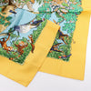 Hermès Carré  90 "SICHUAN " Silk handkerchief in Yellow Secondhand