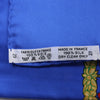Hermès Carré 90 "Chapeau" 100% Silk Scarf in Blue Secondhand