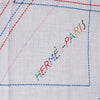 Secondhand Hermès Carré Géant "PIQUE SELLIER" Cashmere & Silk Scarf in Gray