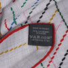 Secondhand Hermès Carré Géant "PIQUE SELLIER" Cashmere & Silk Scarf in Gray