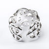 Hermes Chaîne d'Ancre Enchaînée Silver Ring, Size 54 EU Secondhand