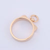 Hermes Collier de Chien Ring 750(PG) 6.5g 50 21AK270306 Secondhand