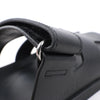 Secondhand HERMES Cypre Leather Sandals in Black, Size 38.5 EU