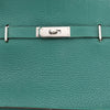 Hermes Jypsiere 28 Taurillon Clémence Crossbody Bag in Green □Q 2013 Secondhand