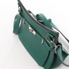Hermes Jypsiere 28 Taurillon Clémence Crossbody Bag in Green □Q 2013 Secondhand