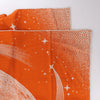 Hermès Carré 140 "CLAIR DE LUNE" Cashmere x Silk handkerchief in Orange Secondhand
