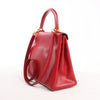 HERMÈS Kelly 28 Le Tournay Box Leather 2Way Handbag in Rouge ○U:1991 Secondhand