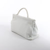 HERMÈS Kelly 40 Le Tournay Taurillon Clemence Handbag in White □D: 2000 Secondhand