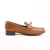 HERMES Kelly Leather Loafer in Brown, Size 37 EU Secondhand