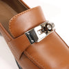 HERMES Kelly Leather Loafer in Brown, Size 37 EU Secondhand
