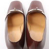 HERMES Kelly Leather Pumps in Brown, Size 38 EU Secondhand