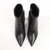Hermes Leather Ankle Boots in Black, Size 38.5 EU Secondhand
