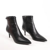Hermes Leather Ankle Boots in Black, Size 38.5 EU Secondhand