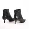Hermes Leather Ankle Boots in Black, Size 38.5 EU Secondhand