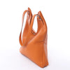 HERMES Massai PM Taurillon Clemence Leather Shoulder Bag in Orange □J: 2006 Secondhand