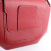 HERMES Octagon Veau Epsom Crossbody Bag in Rouge Grenat X: 2016 Secondhand