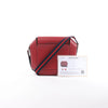 HERMES Octagon Veau Epsom Crossbody Bag in Rouge Grenat X: 2016 Secondhand