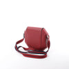 HERMES Octagon Veau Epsom Crossbody Bag in Rouge Grenat X: 2016 Secondhand