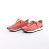 Secondhand Hermès Quick Leather x Suede Sneakers in Pink, Size EU 37