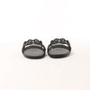 HERMES Rivage Rubber Sandals in Black, Size 36 EU Secondhand