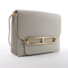 Hermes Sac Roulis 23 Evercolor Crossbody Bag in Pearl Gray C: 2018 Secondhand
