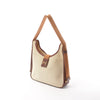 Hermes Sako Toile H Shoulder Bag in Brown ○O:1985 Secondhand