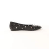 Secondhand Hermès Serie Button Punching Sack Leather Ballet Flats un Black, Size 39 EU