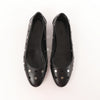 Secondhand Hermès Serie Button Punching Sack Leather Ballet Flats un Black, Size 39 EU