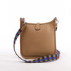 Hermès Evelyne Taurillon Clemence Maxi Quadrille TPM Chai Shoulder bag U:2022 Secondhand