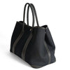 Hermès Garden Party handbag in black canvas and leather