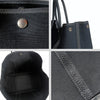 Hermès Garden Party handbag in black canvas and leather