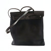 Hermès Herbag MM Toile Officier shoulder bag in black