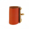 Hermès Collier de Chien bracelet in orange Epson leather