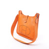 Hermes Evelyn 1 29 PM Epsom Leather Shoulder Bag in Orange □N:2010 Secondhand