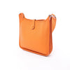 Secondhand Hermes Evelyn 1 29 PM Epsom Leather Shoulder Bag in Orange □N:2010