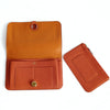 Hermès Dogon wallet in orange Clemence leather Year 2003