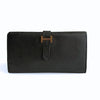 Hermès vintage Béarn Soufflet wallet in black leather