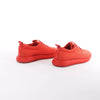 Hermès Teams Leather x Mesh Fabric Sneakers in Red, Size 42 EU Secondhand